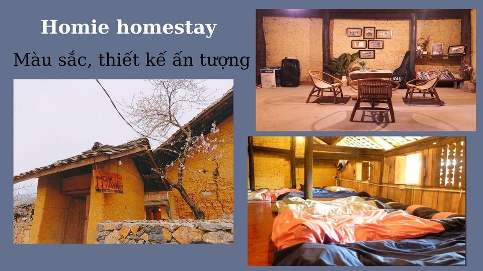 Thiết kế mộc mạc nhưng độc đáo tại Homie Homestay Hà Giang