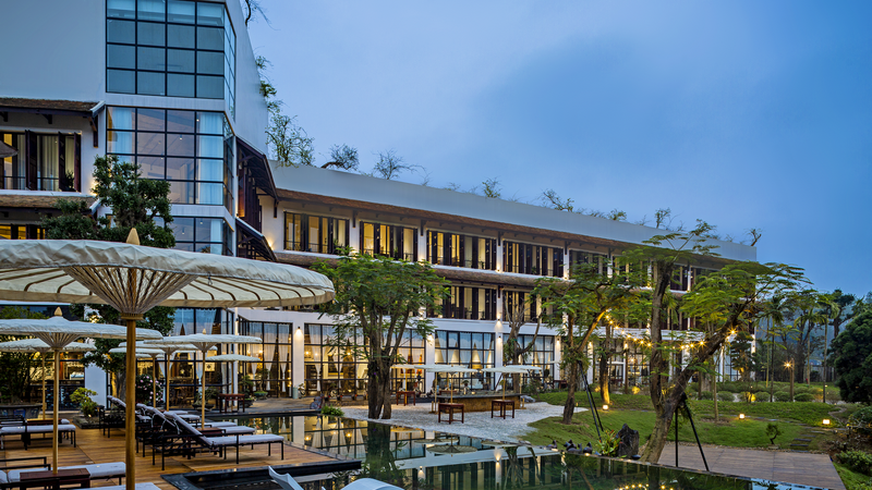 Anhill Boutique là một khách sạn đẹp ở Huế nằm biệt lập trên đồi Thiên An